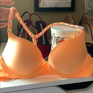 Like new Victoria secret pink bra, detailed strap